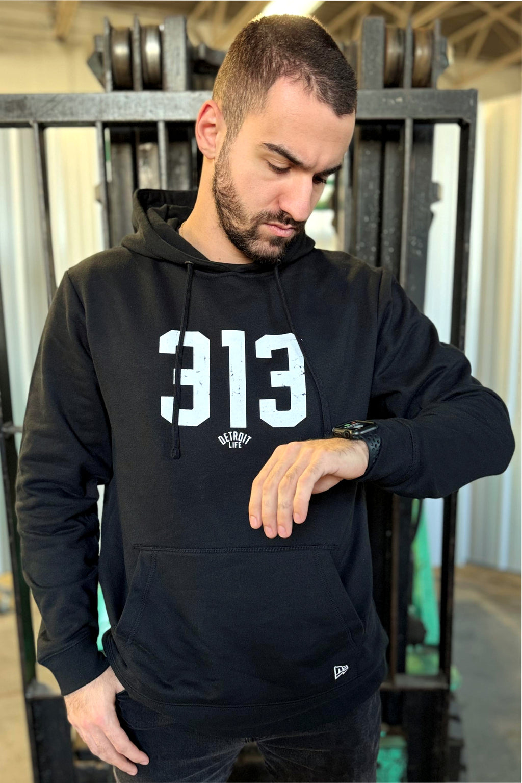 313 HOODIE TALL LOGO